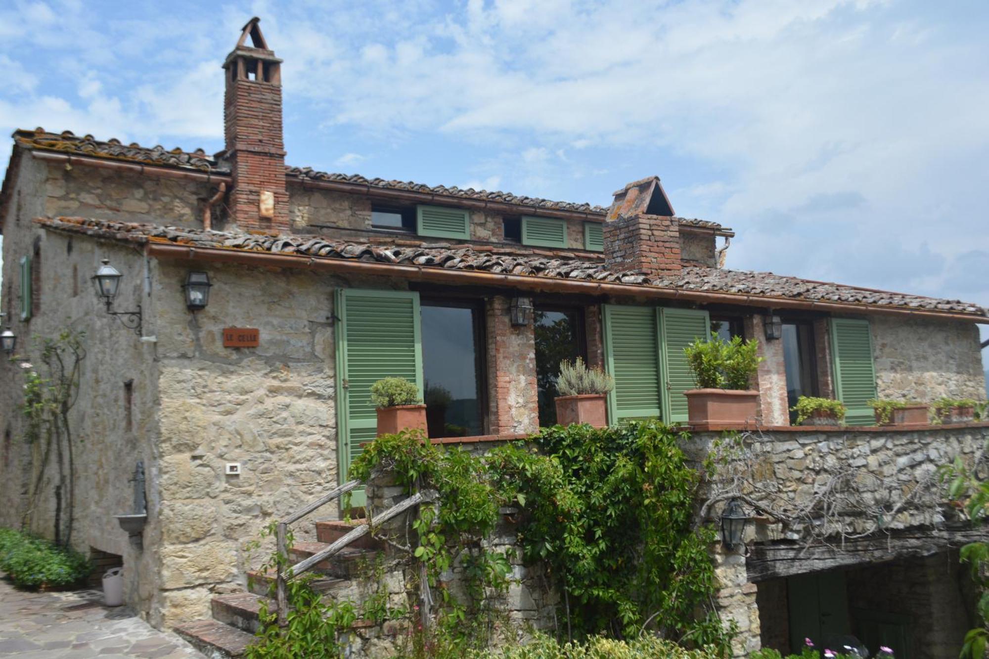 Вилла Celle Di Lecchi Nel Chianti San Sano Экстерьер фото
